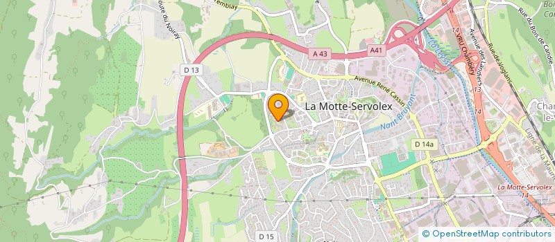 localisation de l'entreprise MADAME SONIA MORAN-MANJON à LA MOTTE-SERVOLEX