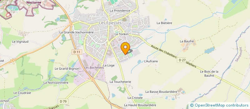 localisation de l'entreprise MADAME SONIA MOREAU à LES EPESSES