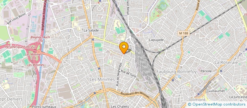 localisation de l'entreprise MADAME SONIA MOREAU à TOULOUSE