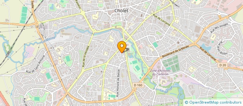 localisation de l'entreprise MADAME SONIA MORILLE à CHOLET