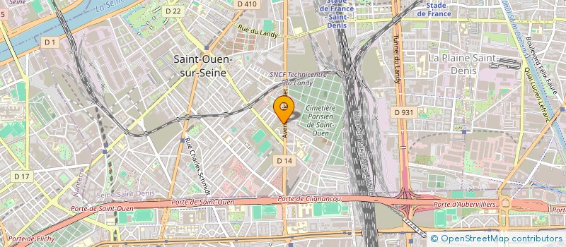 localisation de l'entreprise MADAME SONIA MOUDJEB à SAINT-OUEN-SUR-SEINE