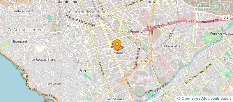 localisation de l'entreprise MADAME SONIA MOULOUDJ à MARSEILLE