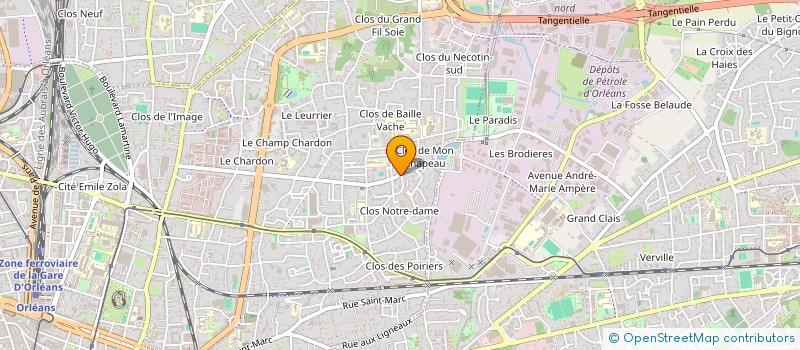 localisation de l'entreprise MADAME SONIA MULLER à ORLEANS