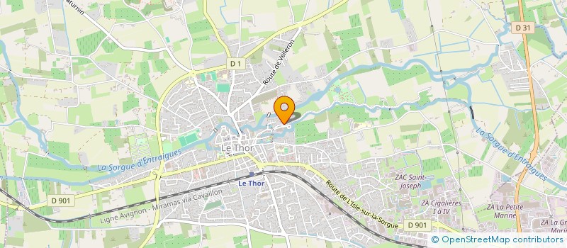 localisation de l'entreprise MADAME SONIA MUNOZ  LE THOR