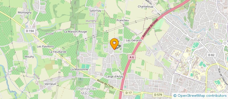 localisation de l'entreprise MADAME SONIA MUSTARA à CHARNAY-LES-MACON