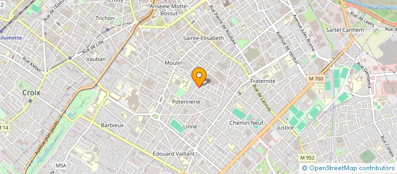 localisation de l'entreprise MADAME SONIA NABLI  ROUBAIX