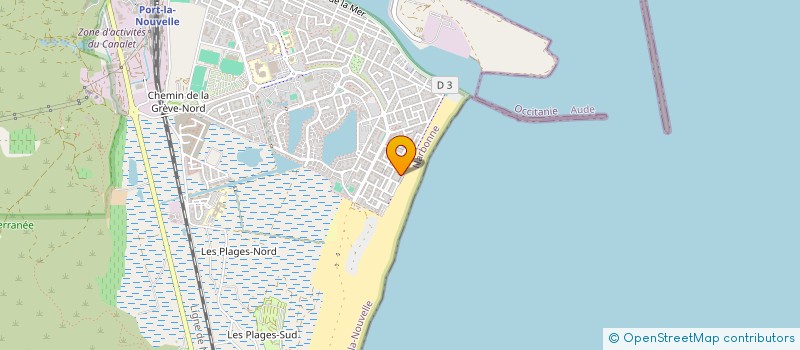 localisation de l'entreprise MADAME SONIA NAMANE  PORT-LA-NOUVELLE