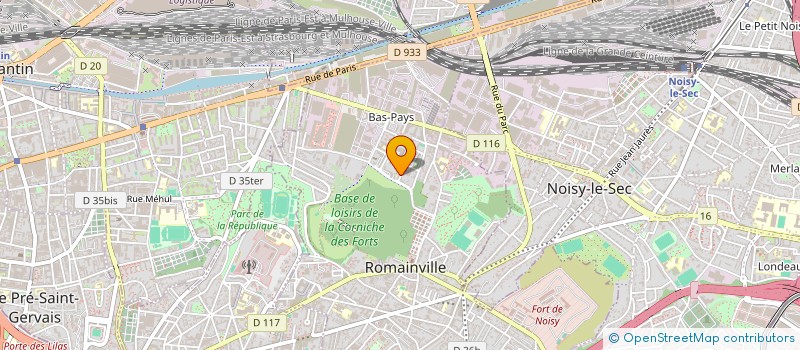 localisation de l'entreprise MADAME SONIA NGAWONO LOBOTA à ROMAINVILLE