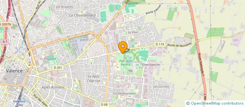 localisation de l'entreprise MADAME SONIA NODARI à VALENCE