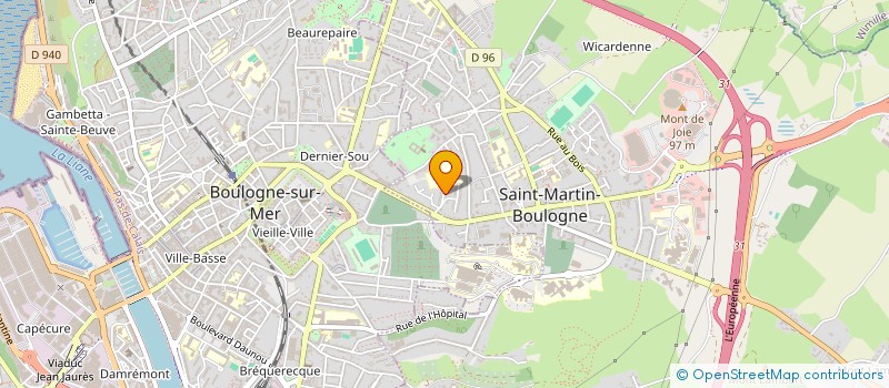 localisation de l'entreprise MADAME SONIA NOULARD  ST MARTIN BOULOGNE