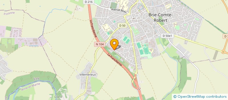 localisation de l'entreprise MADAME SONIA NUNES  BRIE-COMTE-ROBERT