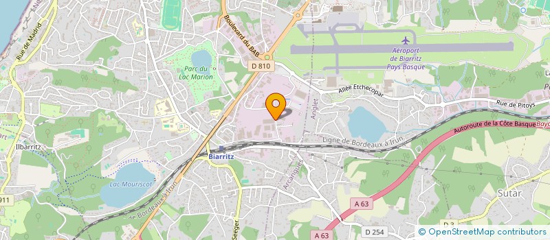 localisation de l'entreprise MADAME SONIA ORONOZ  BIARRITZ