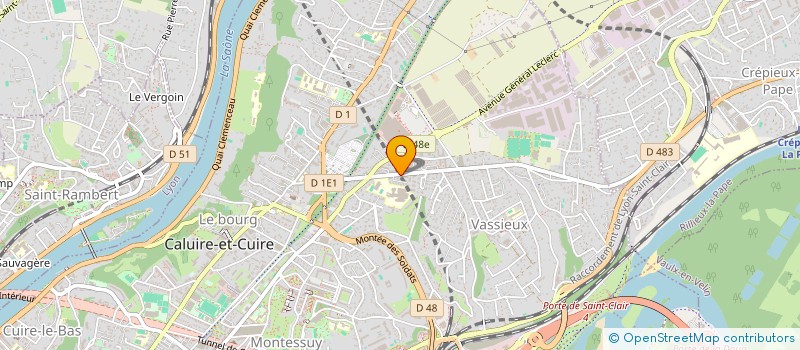 localisation de l'entreprise MADAME SONIA OUATAH à CALUIRE-ET-CUIRE