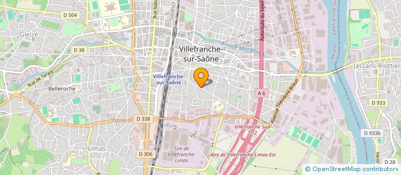 localisation de l'entreprise MADAME SONIA OUDJEHANI à VILLEFRANCHE-SUR-SAONE