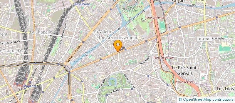 localisation de l'entreprise MADAME SONIA OUSLIMANI  PARIS