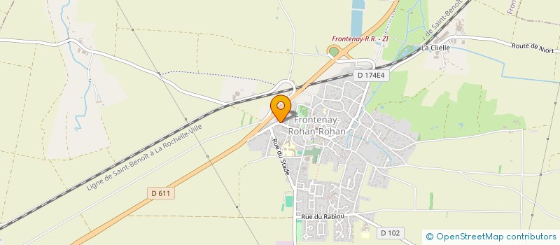 localisation de l'entreprise MADAME SONIA OUVRARD  FRONTENAY-ROHAN-ROHAN