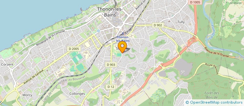 localisation de l'entreprise MADAME SONIA PACHOUD à THONON-LES-BAINS