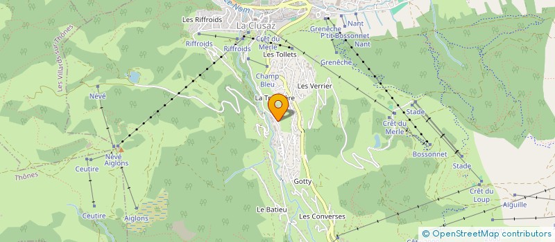 localisation de l'entreprise MADAME SONIA PAPAZIAN à LA CLUSAZ