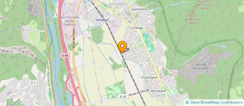 localisation de l'entreprise MADAME SONIA PAPIN  VOREPPE