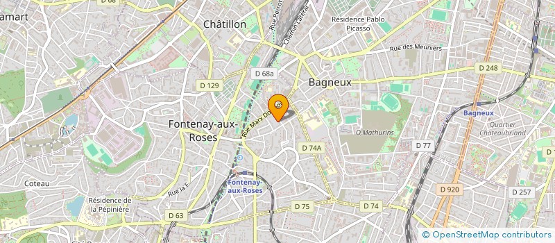 localisation de l'entreprise MADAME SONIA PAQUIGNON à FONTENAY-AUX-ROSES