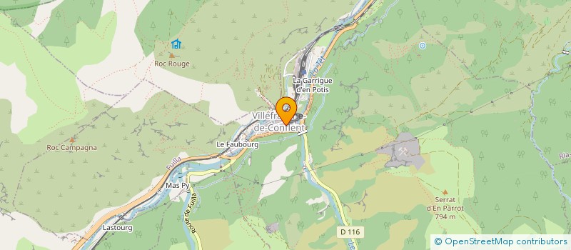 localisation de l'entreprise MADAME SONIA PARADEDA à VILLEFRANCHE-DE-CONFLENT