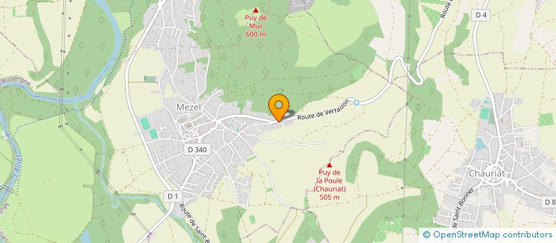localisation de l'entreprise MADAME SONIA PATIER à MUR-SUR-ALLIER