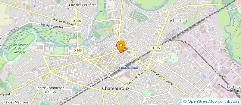 localisation de l'entreprise MADAME SONIA PAULETTE LAUMORTE à CHATEAUROUX