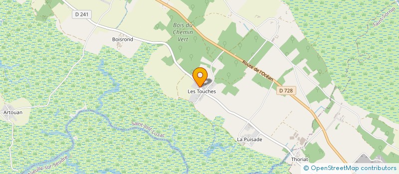 localisation de l'entreprise MADAME SONIA PEERE RUCKEBUSCH  SAINT-JUST-LUZAC