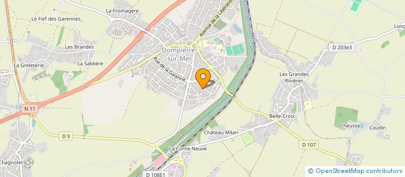 localisation de l'entreprise MADAME SONIA PEREIRA  DOMPIERRE-SUR-MER