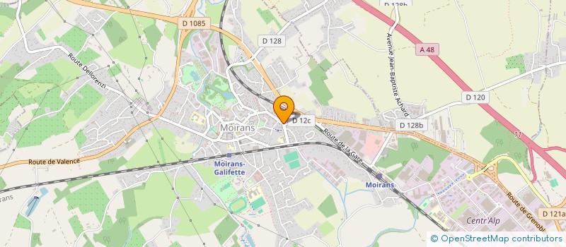 localisation de l'entreprise MADAME SONIA PEREIRA LOURENCO  MOIRANS