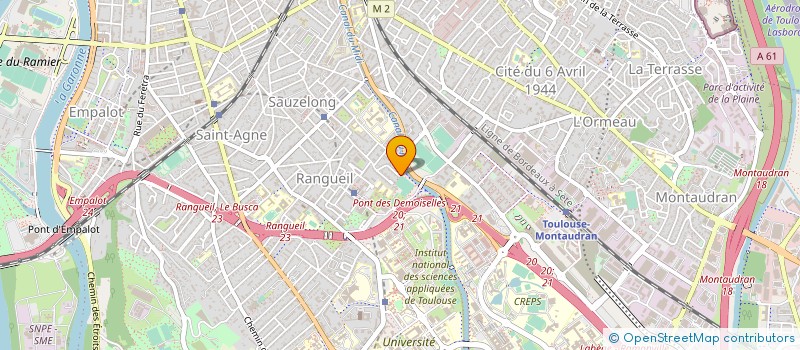 localisation de l'entreprise MADAME SONIA PESCE à TOULOUSE