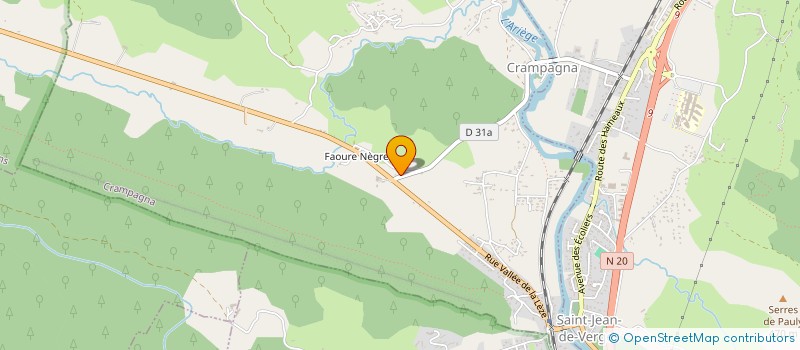 localisation de l'entreprise MADAME SONIA PESLIN à CRAMPAGNA