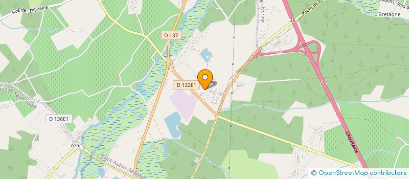 localisation de l'entreprise MADAME SONIA PEYRANNE  SAINT-AUBIN-DE-BLAYE