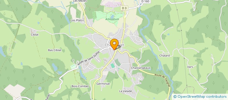localisation de l'entreprise MADAME SONIA PEYRAT à CHAMBERET