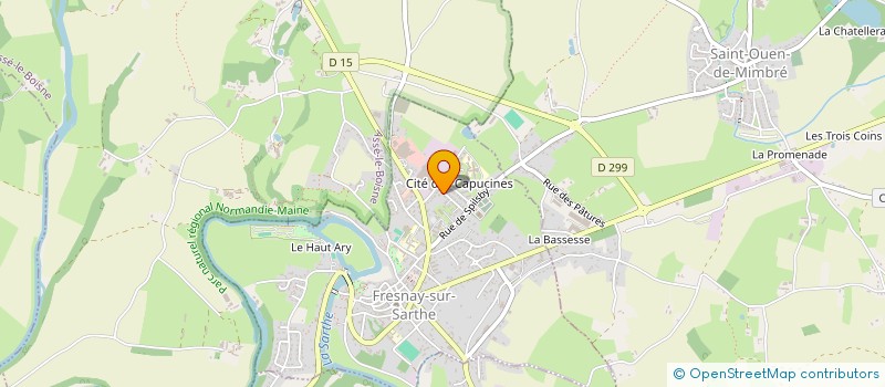 localisation de l'entreprise MADAME SONIA PIBERNE à FRESNAY-SUR-SARTHE