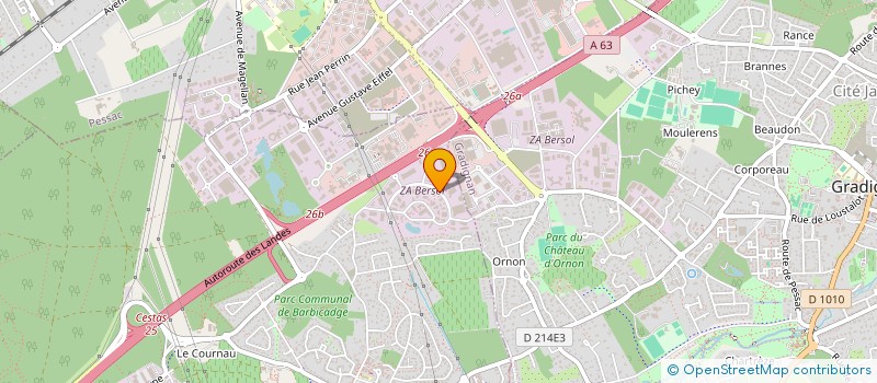 localisation de l'entreprise MADAME SONIA PINTO-BICHO  CANEJAN