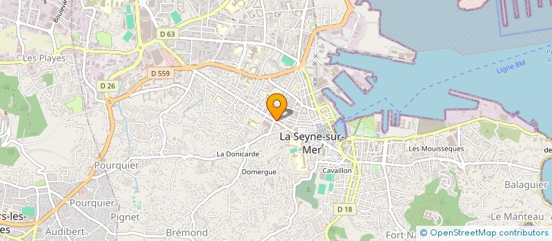 localisation de l'entreprise MADAME SONIA PIQUET à LA SEYNE-SUR-MER