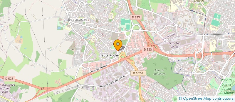 localisation de l'entreprise MADAME SONIA POITTEVIN à BEAUCOUZE