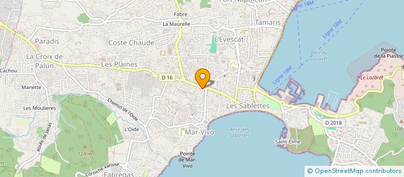 localisation de l'entreprise MADAME SONIA POUDROUX  LA SEYNE SUR MER