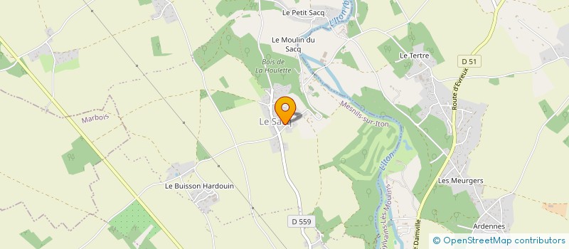 localisation de l'entreprise MADAME SONIA POULAIN  MESNILS-SUR-ITON