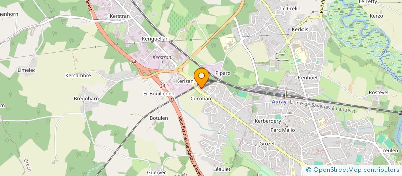 localisation de l'entreprise MADAME SONIA POURCHASSE  BRECH