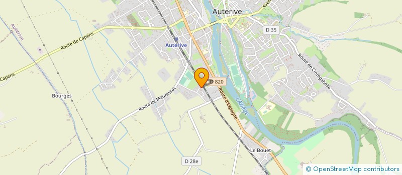 localisation de l'entreprise MADAME SONIA PRADEL  AUTERIVE