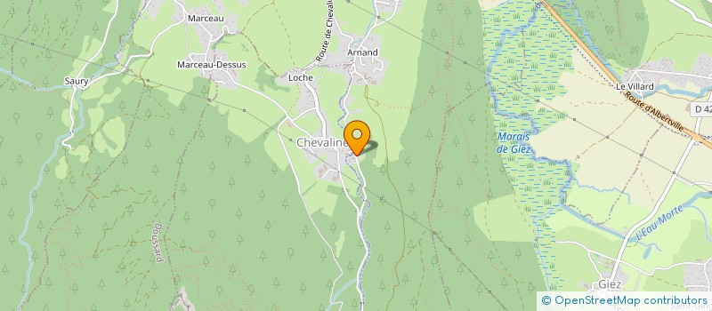 localisation de l'entreprise MADAME SONIA PREMILLIEU  DOUSSARD