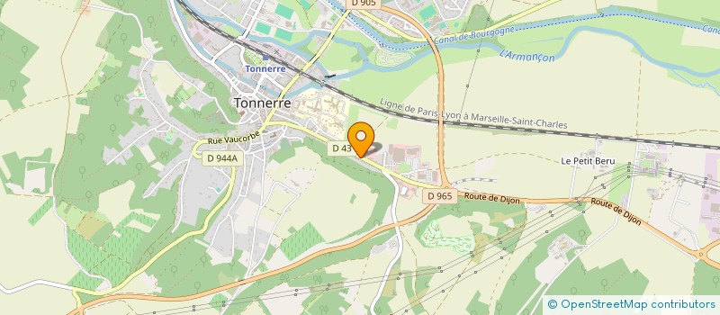 localisation de l'entreprise MADAME SONIA PRUNIER à TONNERRE