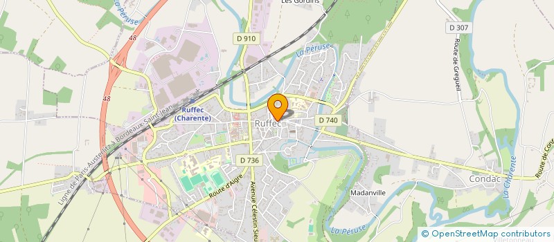 localisation de l'entreprise MADAME SONIA RABIOUX à RUFFEC