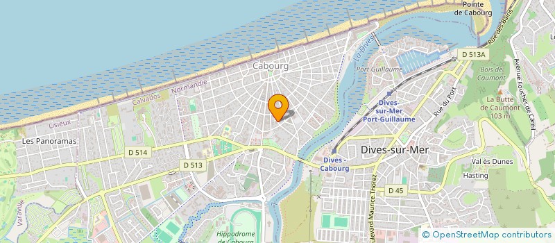 localisation de l'entreprise MADAME SONIA RAGON  CABOURG