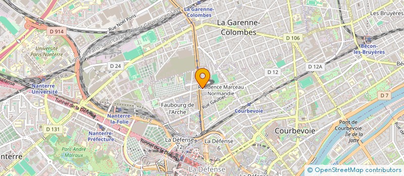localisation de l'entreprise MADAME SONIA RAGRAGUI à COURBEVOIE
