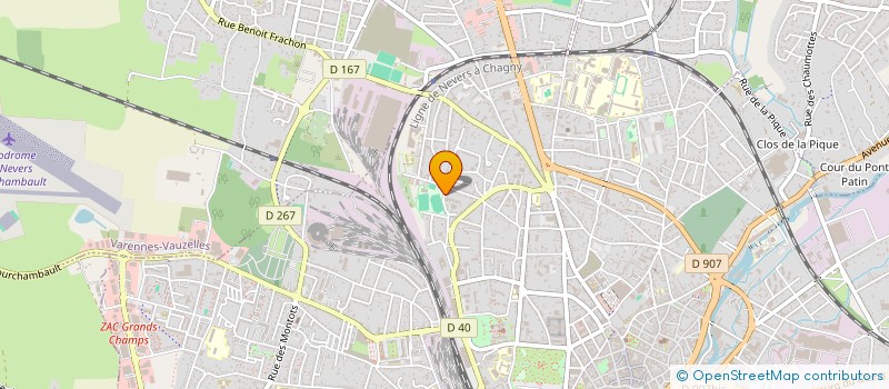 localisation de l'entreprise MADAME SONIA RASPOLINI à NEVERS