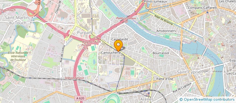 localisation de l'entreprise MADAME SONIA RAVAILLE à TOULOUSE
