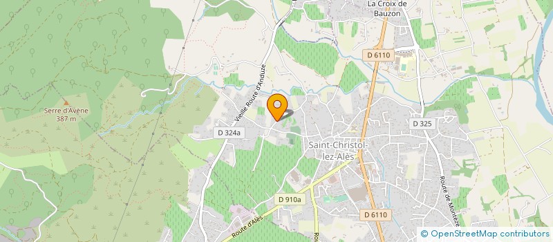 localisation de l'entreprise MADAME SONIA RAVEL  SAINT-CHRISTOL-LEZ-ALES